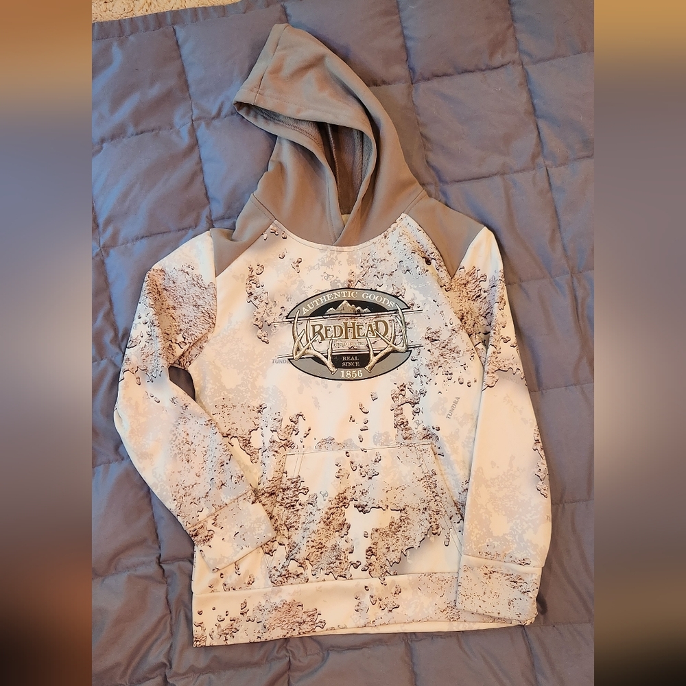 Youth Red Head Camo hoodie.